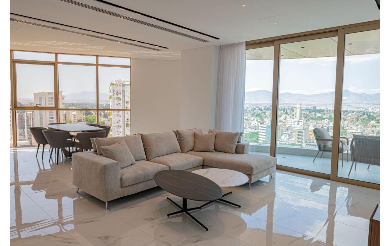 360 Nicosia - Luxury Apartment Panoramic View Nicósia Exterior foto